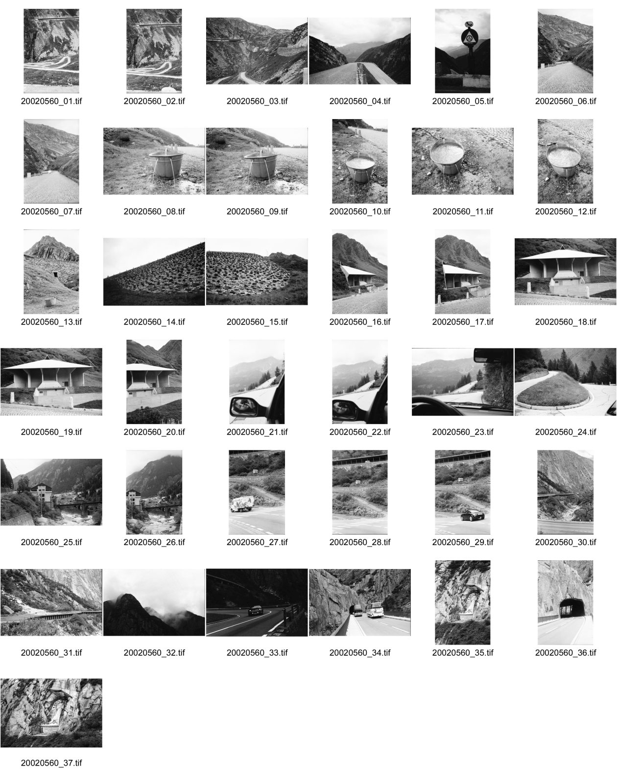 Image of sheet 20020560: Tremola am Gotthardpass alte Gotthardstrasse Tunnellueftung ACS Notrufsäule Spiegel Olivia Gallerie Göschenen Bahntrasse Schoellenen Teufelsbruecke Suworow Denkmal
Zinnbecken mit Wasser gefuellt auf Tremola Schweiz, Svizzera, Switzerland Kanton Tessin Ticino
aus: Gotthard, das Hindernis verbindet