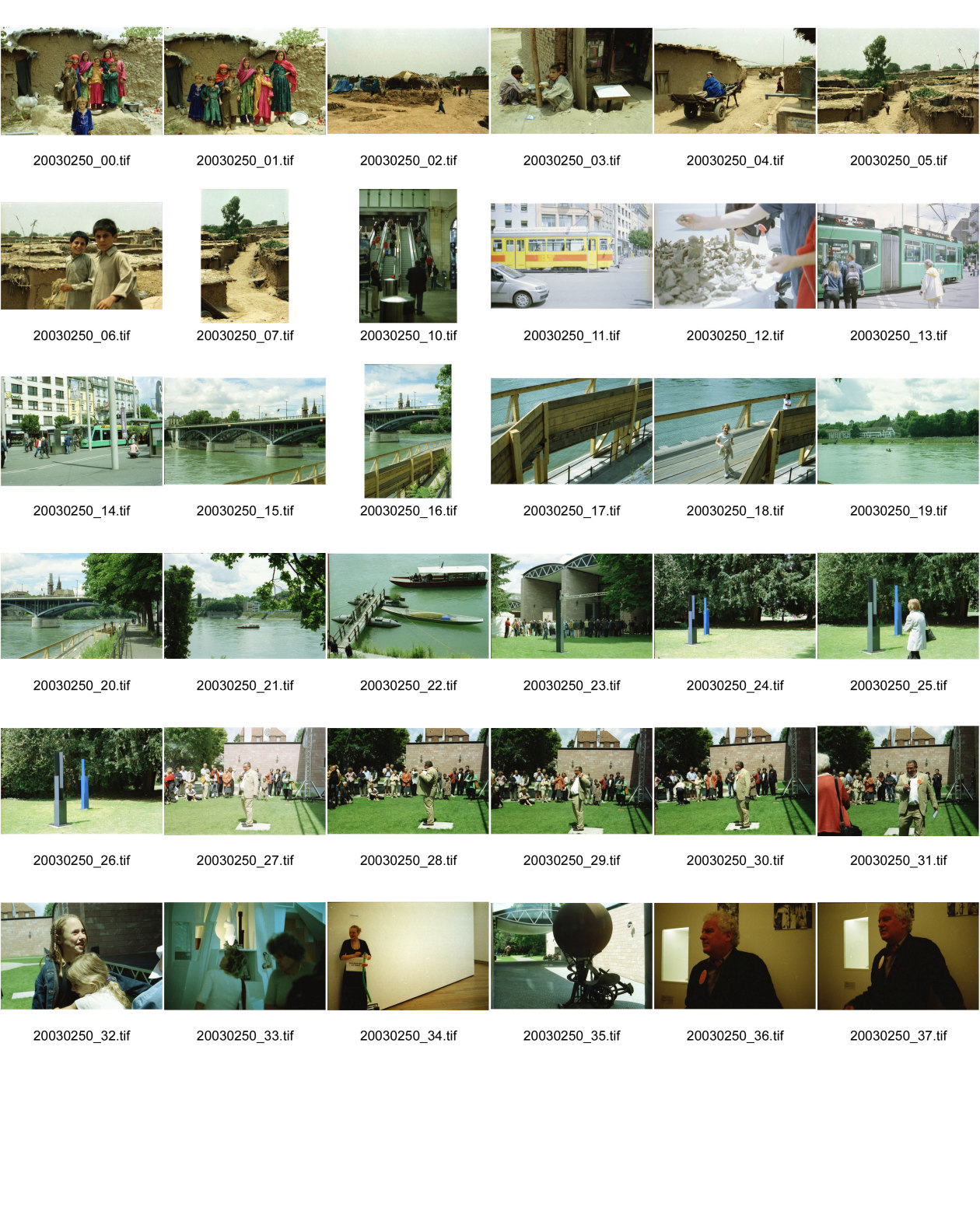 Image of sheet 20030250: Pakistan, Afghanistan, Basel