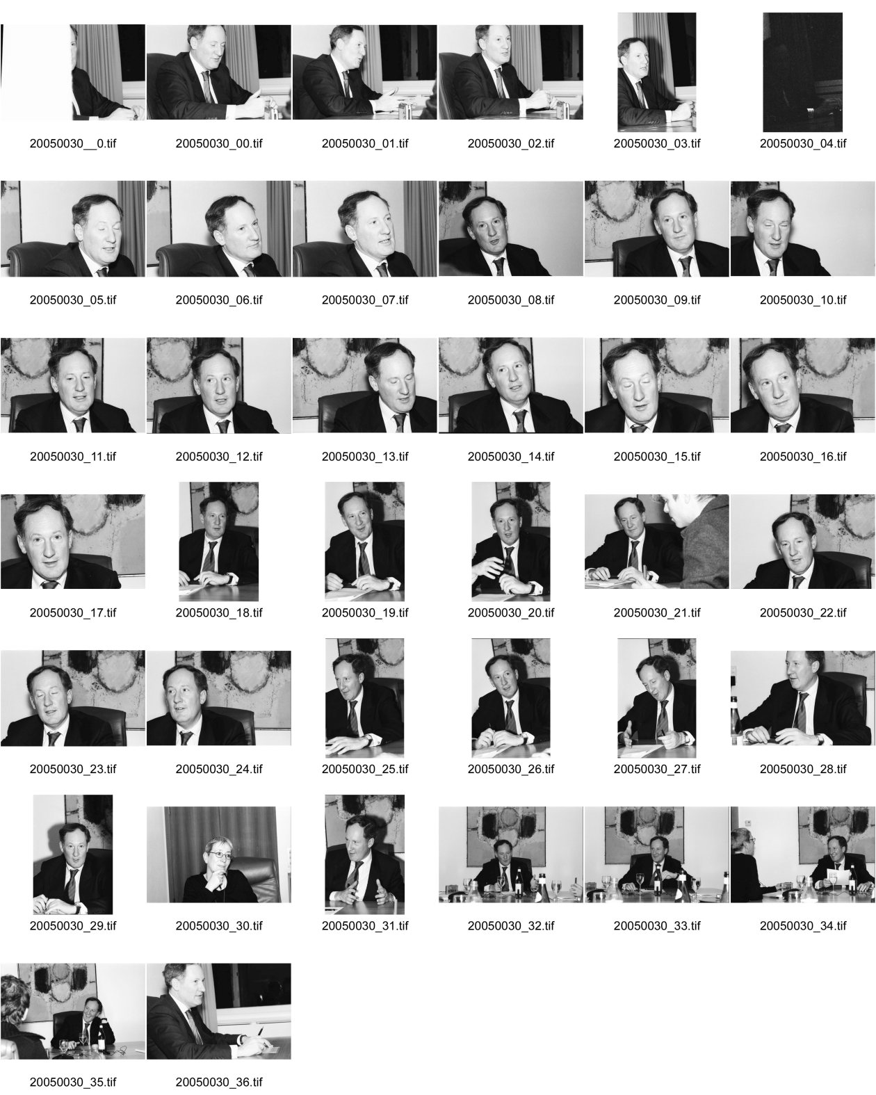 Image of sheet 20050030: martin kall vorsitzender der unternehmensleitung von tamedia (ceo) s/w 		21.11.05 zürich  tif