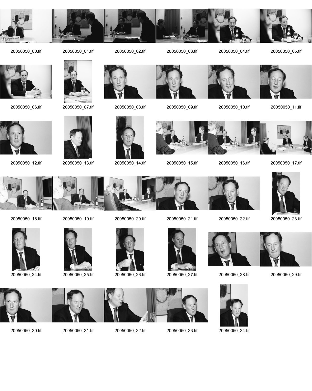 Image of sheet 20050050: martin kall vorsitzender der unternehmensleitung von tamedia (ceo) s/w 		21.11.05 zürich  an der werdstrasse tif
bettina büsser ezhard schade