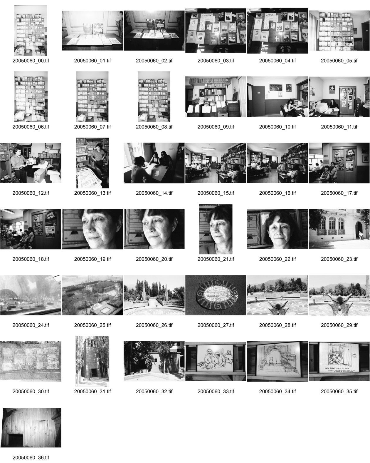 Image of sheet 20050060: Eine der schon in den Jahren der Diktatur aktivsten und anerkannten Gruppen gegen die Verbrechen der Generäle ist die »Vereinigung zur Förderung derMenschenrechte«. CODEPU  Comité de Defensa de los Derechos del Pueblo dokumentierte nicht nur die Menschenrechtsverletzungen, sondern leistete auch den Opfern der Diktatur juristischen und psychotherapeutischen Beistand.

19 und 20 margarita duran

24 bis 36
Villa Grimaldi war ein bekanntes Folterzentrum in Santiago, das während der Militärdiktatur vom “Geheimdienst” (Dirección de Inteligencia Nacional – DINA) benutzt wurde. parque memorial
Parque por la Paz Villa Grimaldi  früher Gefangenenlager für politische Häftlinge
