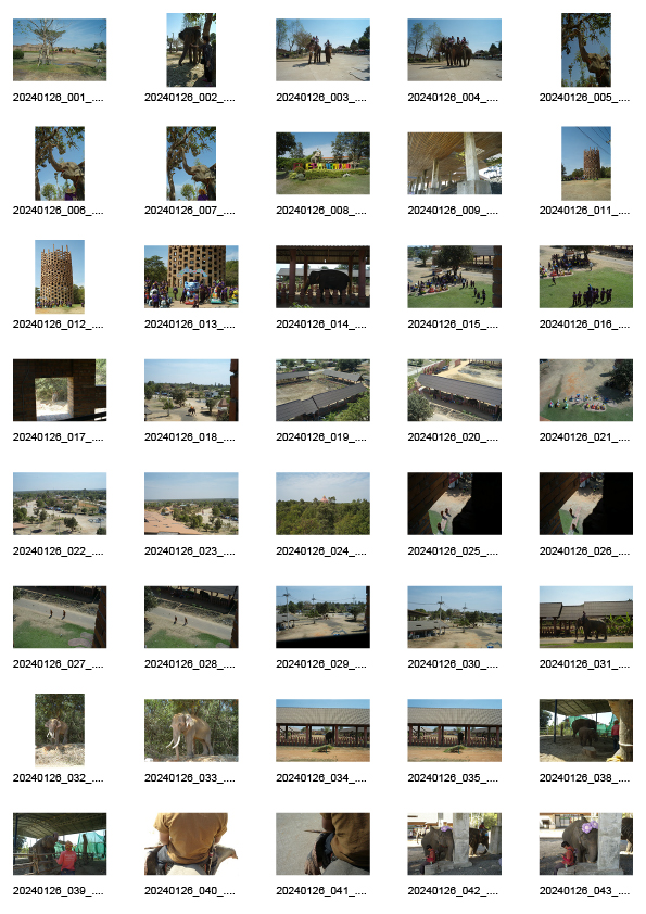 Image of sheet 20240126: Elephant Study Center-Village, Ban TaKlang, Kripo Sub-District, Surin Province Thailand 2024.